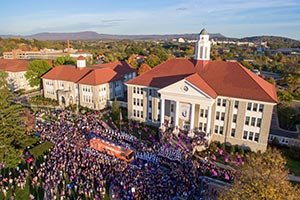顯示社交媒體圖示的手機