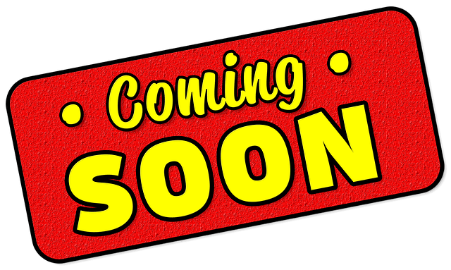 即將推出標誌